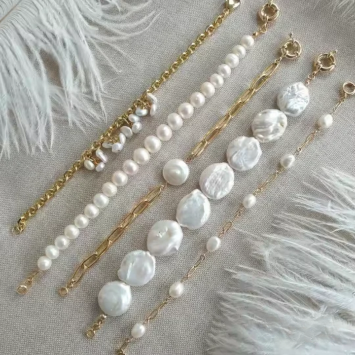 VINTAGE BARROQUE PEARL BRACELETS
