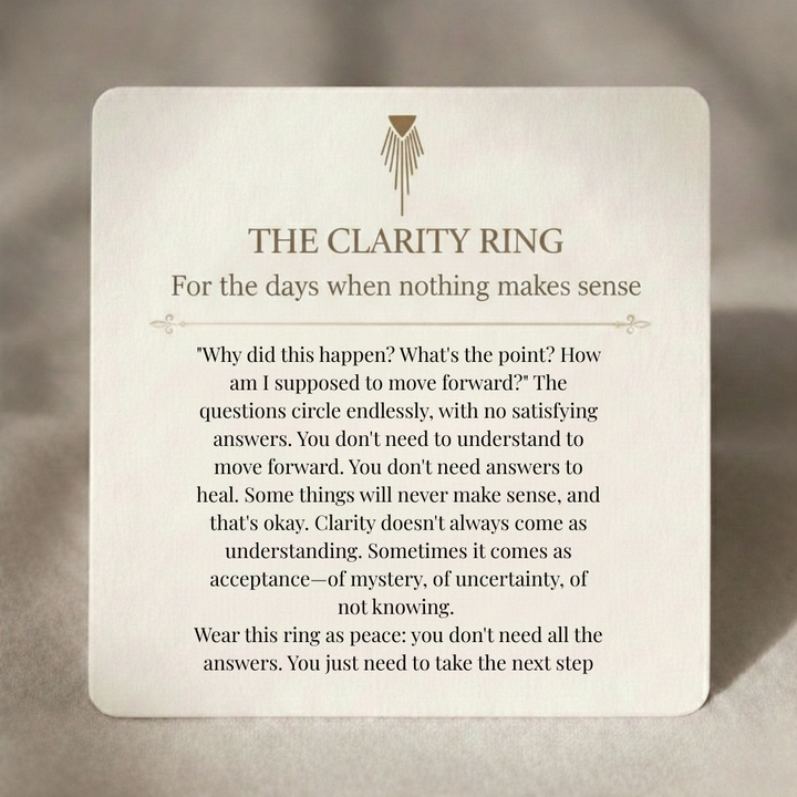 The Clarity Ring