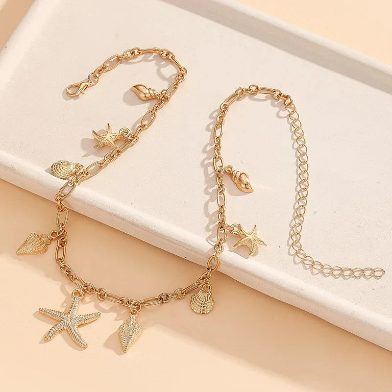 Ocean Dreams Starfish Shell Necklace