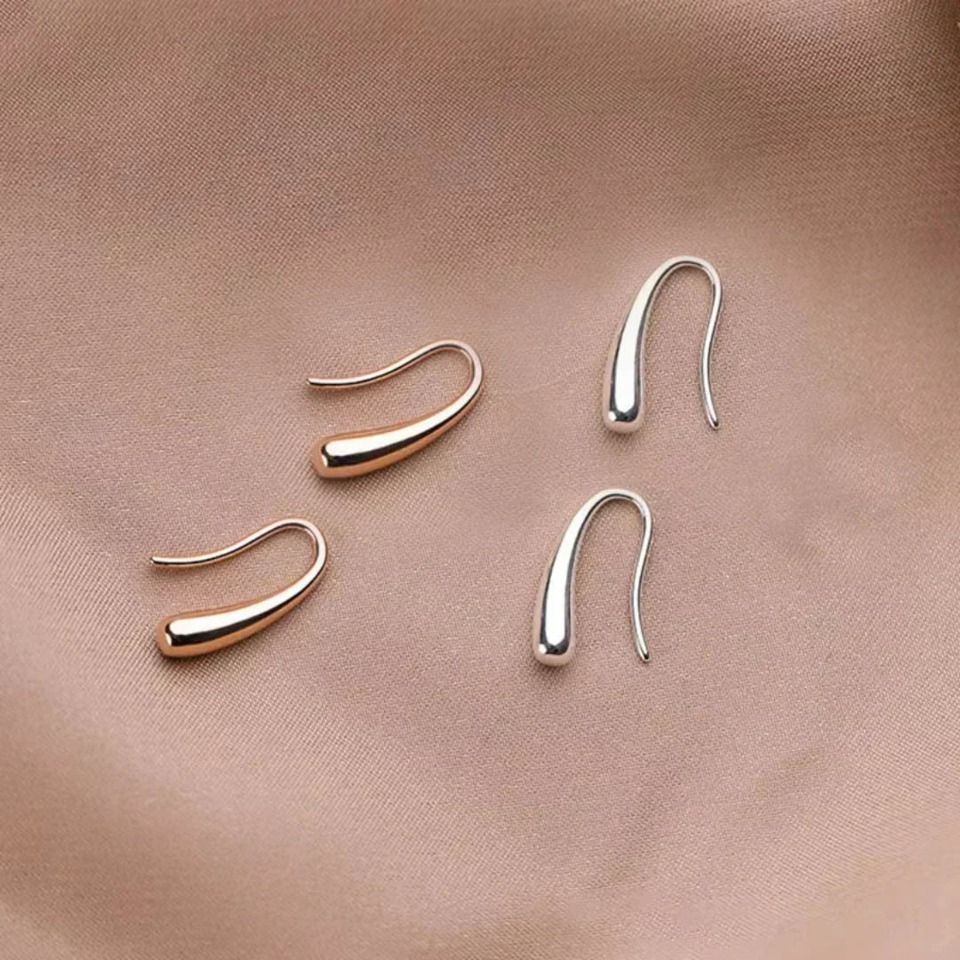 Antique Drop Gold & Silver Earrings | White Gold