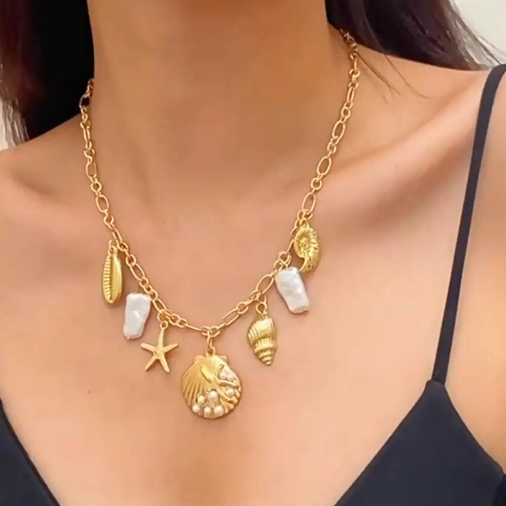 Pearl Starfish Ocean Treasures Necklace