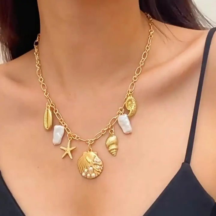 Pearl Starfish Ocean Treasures Necklace