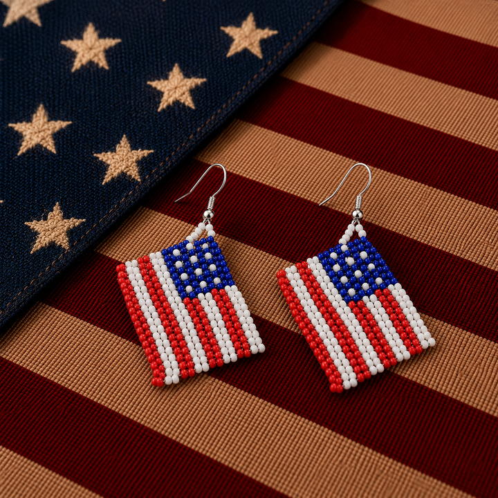 The Patriot Pearl Earrings