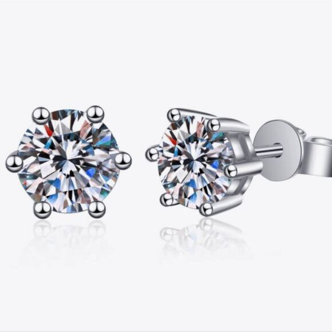 Chic White Gold Tera Earrings