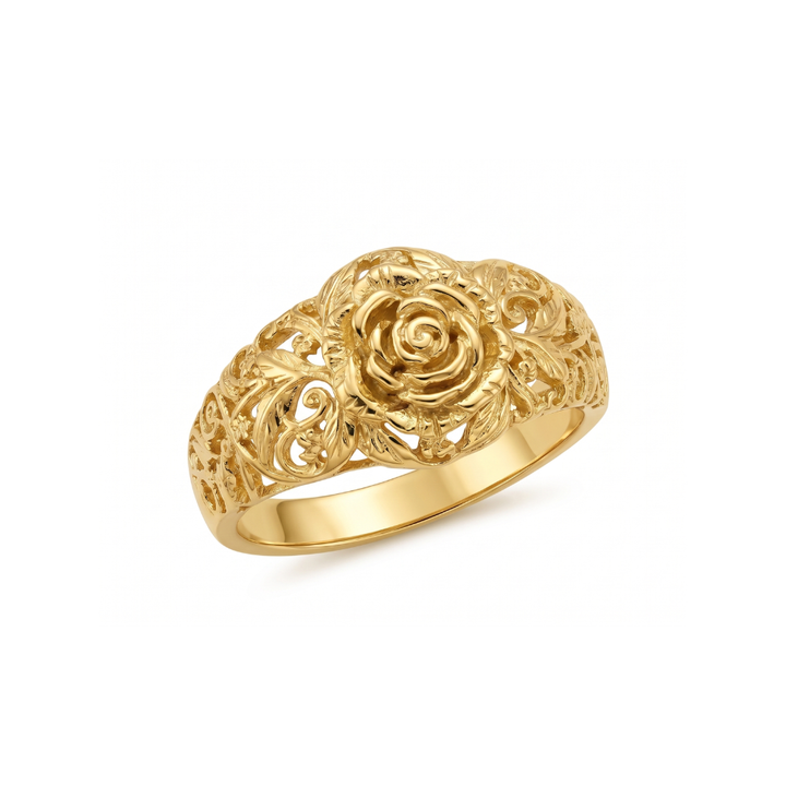 Golden Blossom Ring | Gold