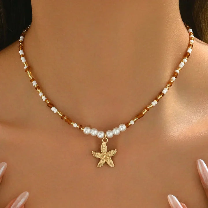 Ocean Dreams Seashell Pendant Necklace