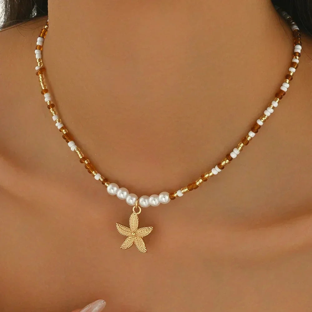 Ocean Dreams Seashell Pendant Necklace