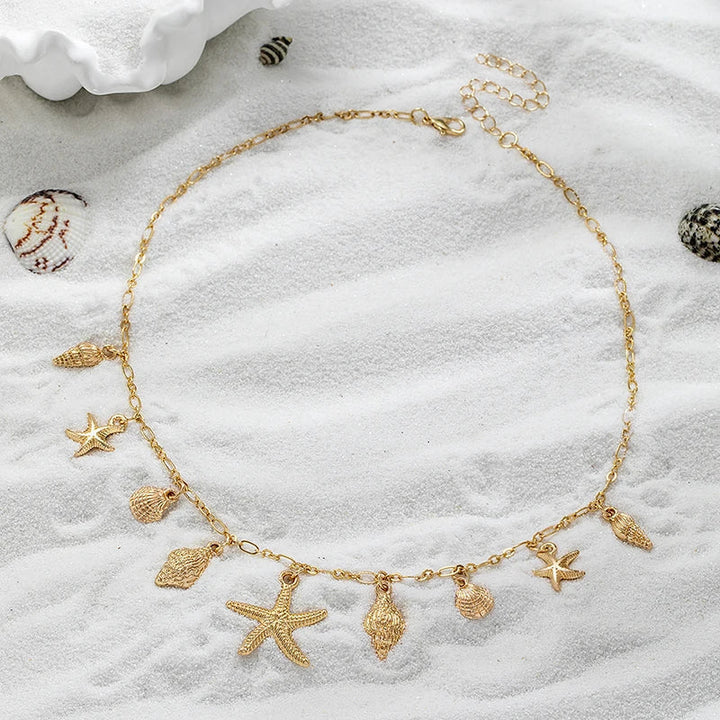 Ocean Dreams Starfish Shell Necklace