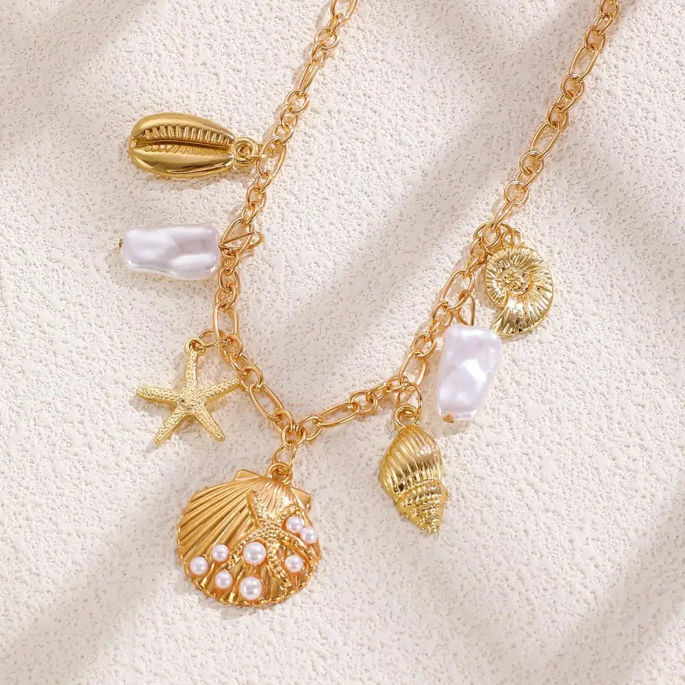 Pearl Starfish Ocean Treasures Necklace