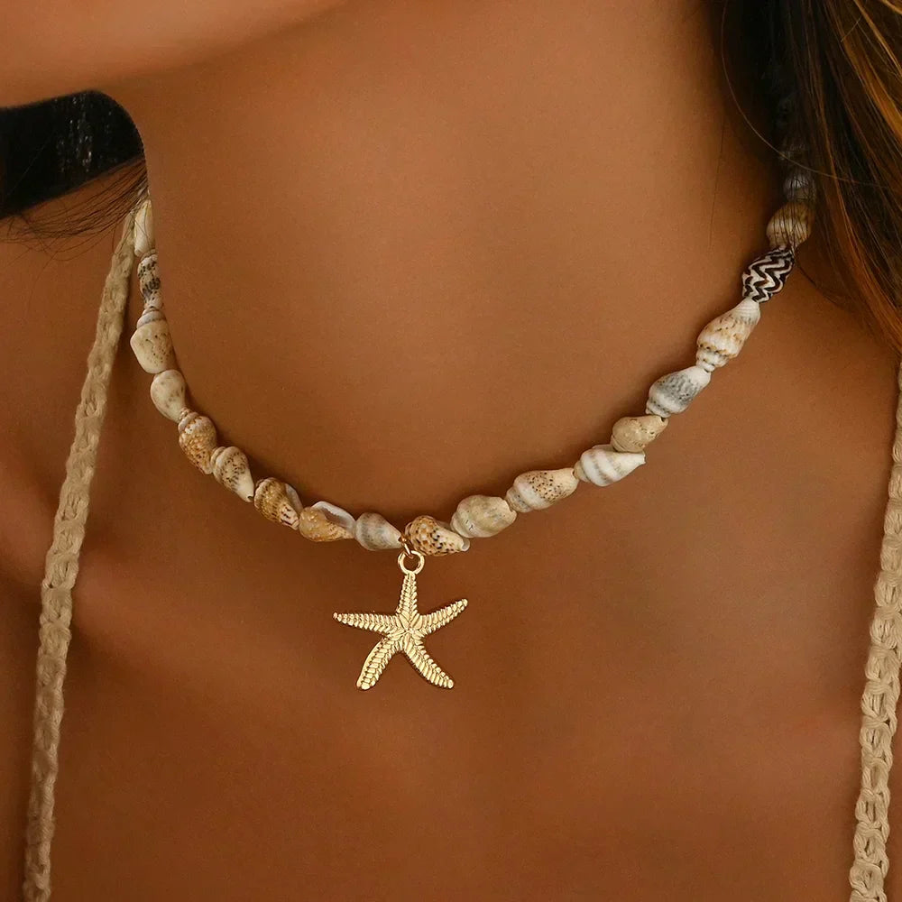 Ocean Dreams Seashell Pendant Necklace