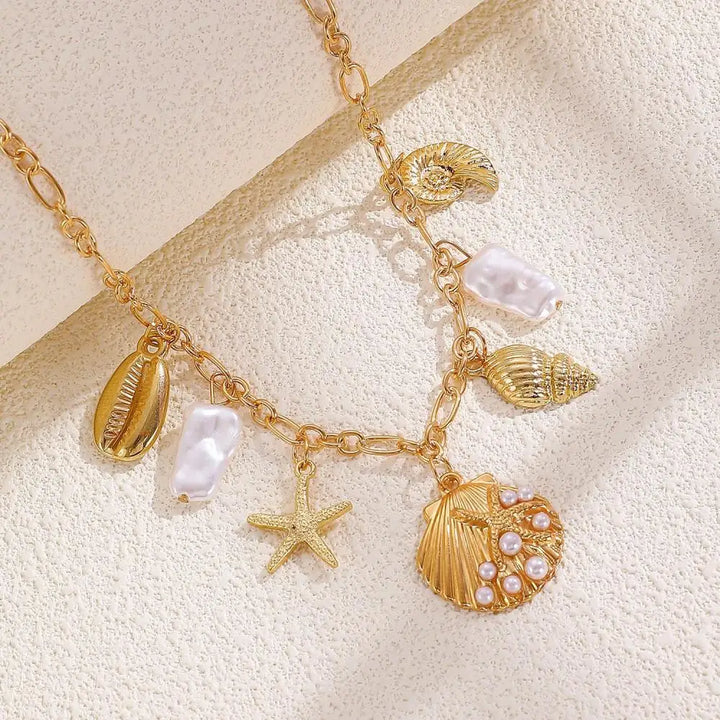 Pearl Starfish Ocean Treasures Necklace