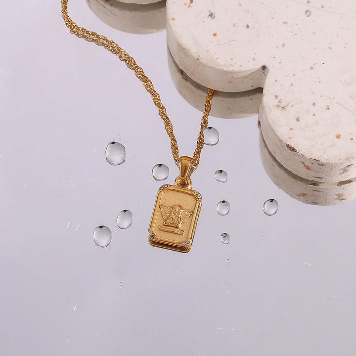 Cleo Angel Necklace