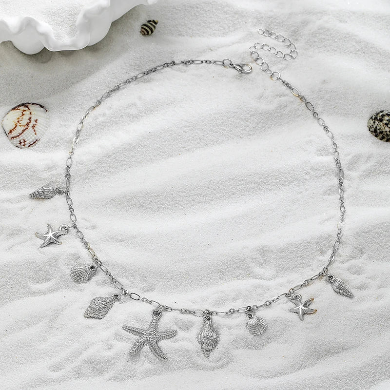 Ocean Dreams Starfish Shell Necklace
