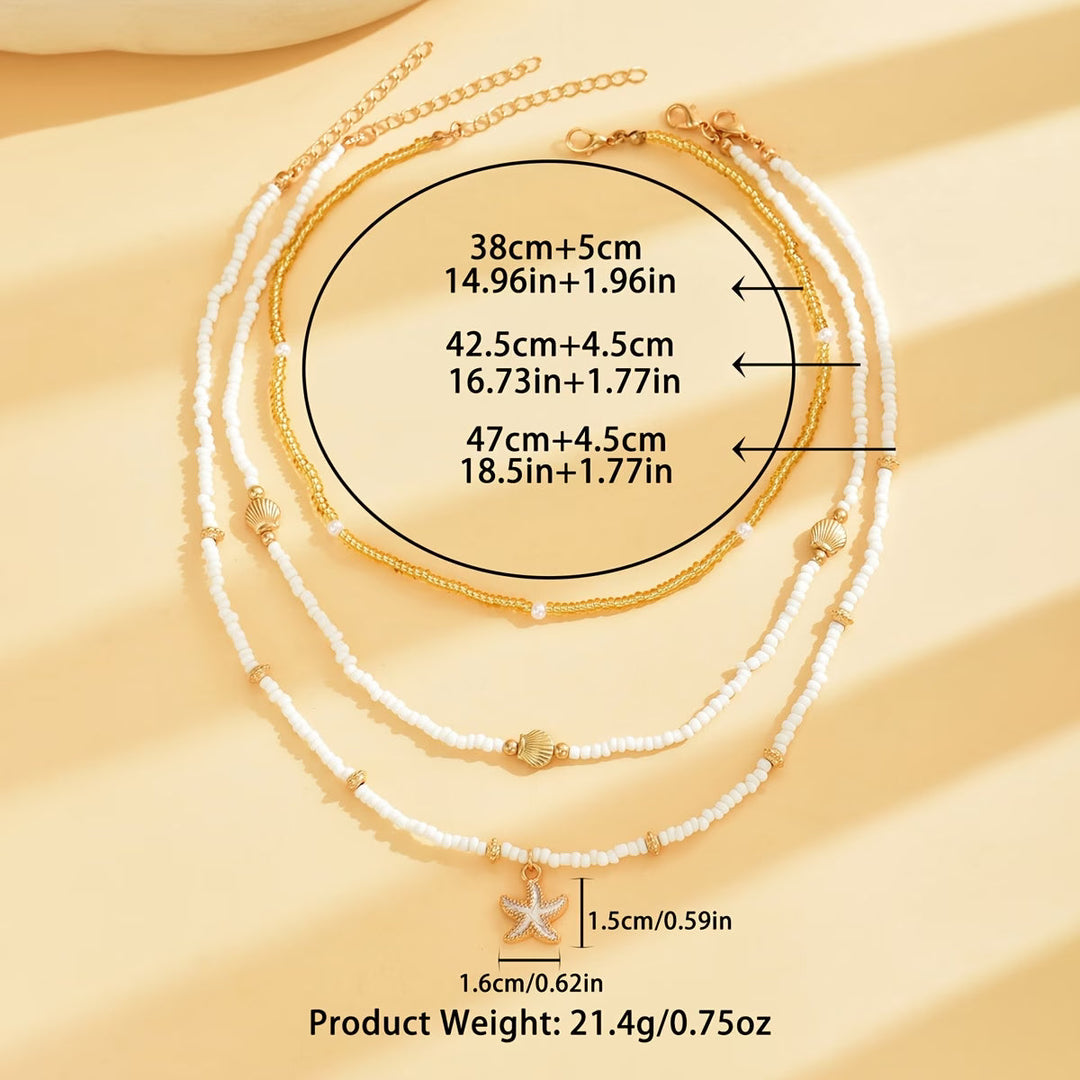 The Coastal Layers Necklace Set