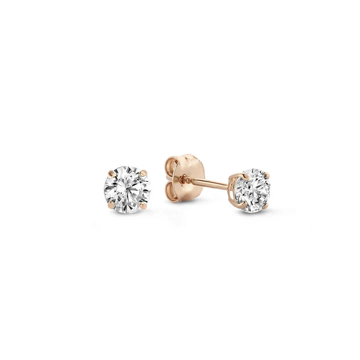 Tears™ | Gold Stone Stud Earrings