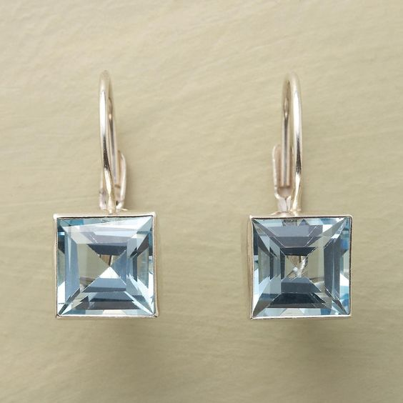 Timeless Blue Glass Harvest Earrings