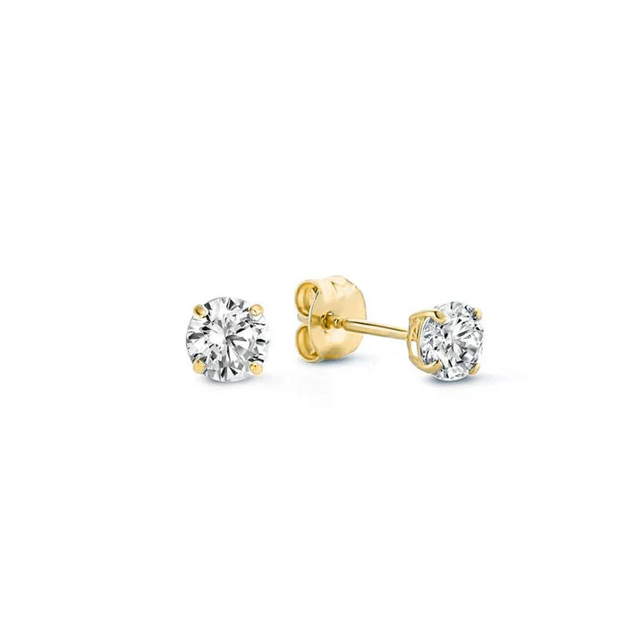 Tears™ | Gold Stone Stud Earrings