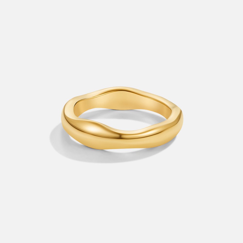 Shine - Wave Ring Set