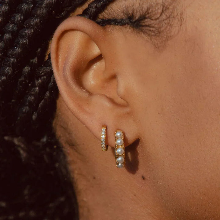 Mother-of-Pearl Charm Earrings